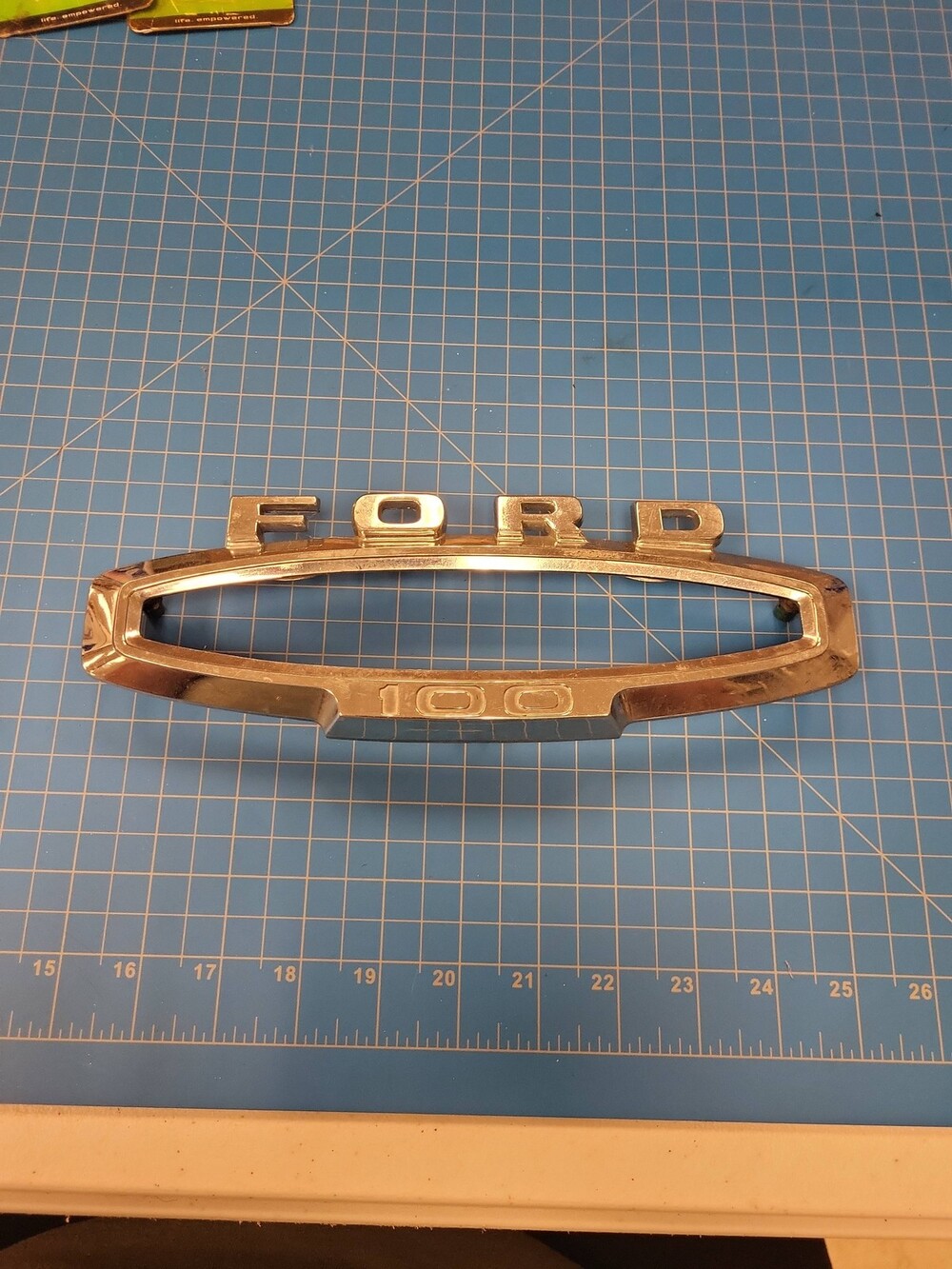 Ford F100 Grille Emblem 1967 1968 Pickup Truck Grill Badge OEM 67 68 Part